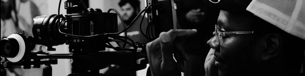 Rydrea Walker operating a camera rig