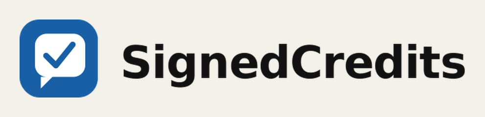 SignedCredits logo